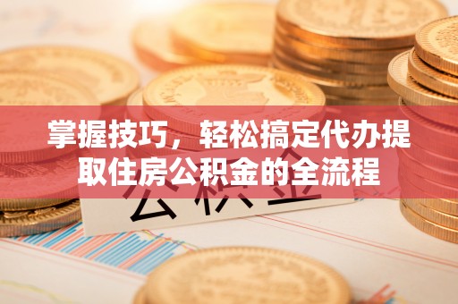 冠县掌握技巧，轻松搞定代办提取住房公积金的全流程